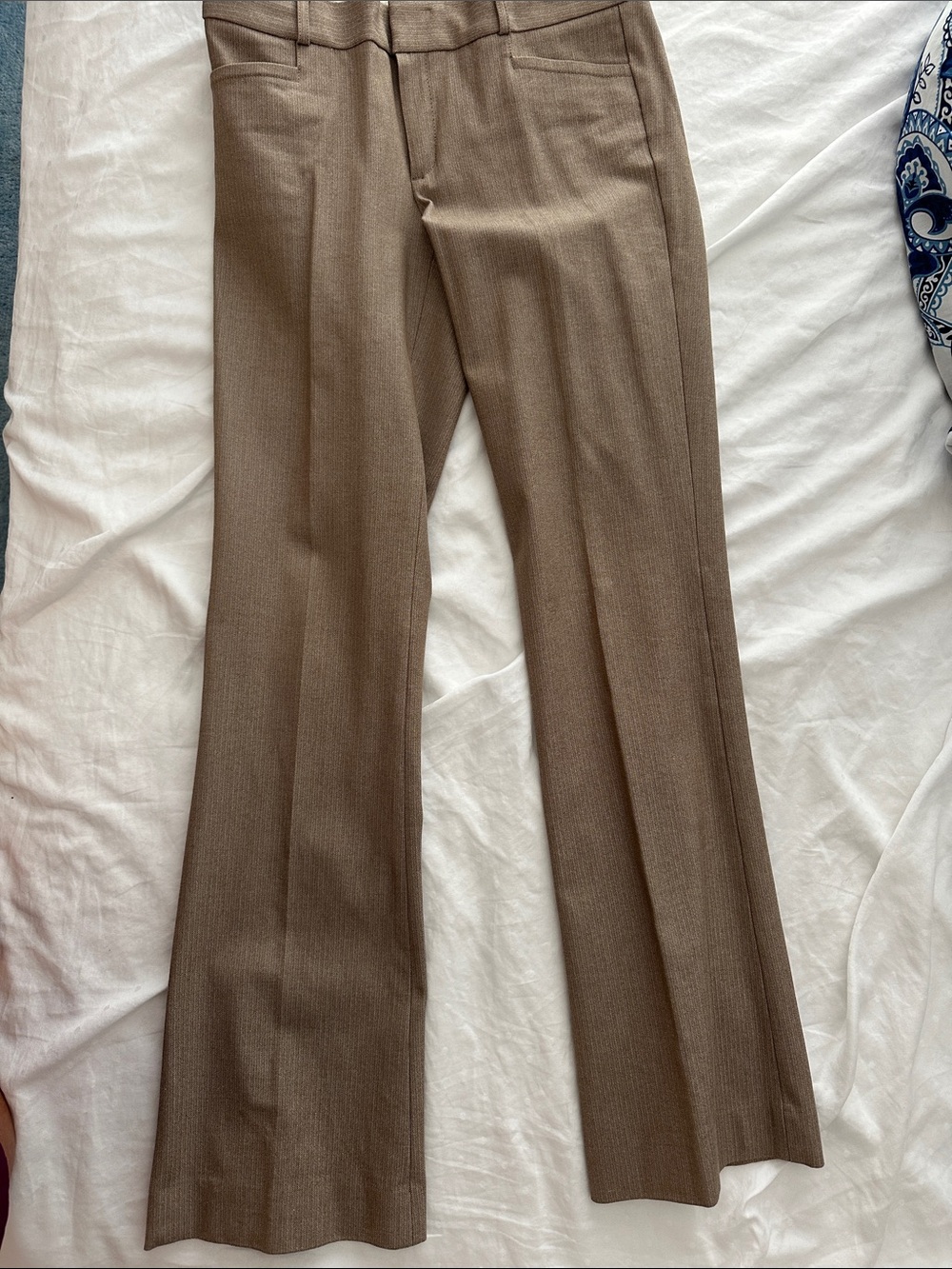 Banana Republic Women's Brown Flared Trousers